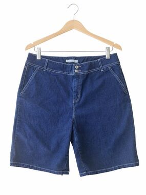 Women's Dark Blue Denim Shorts